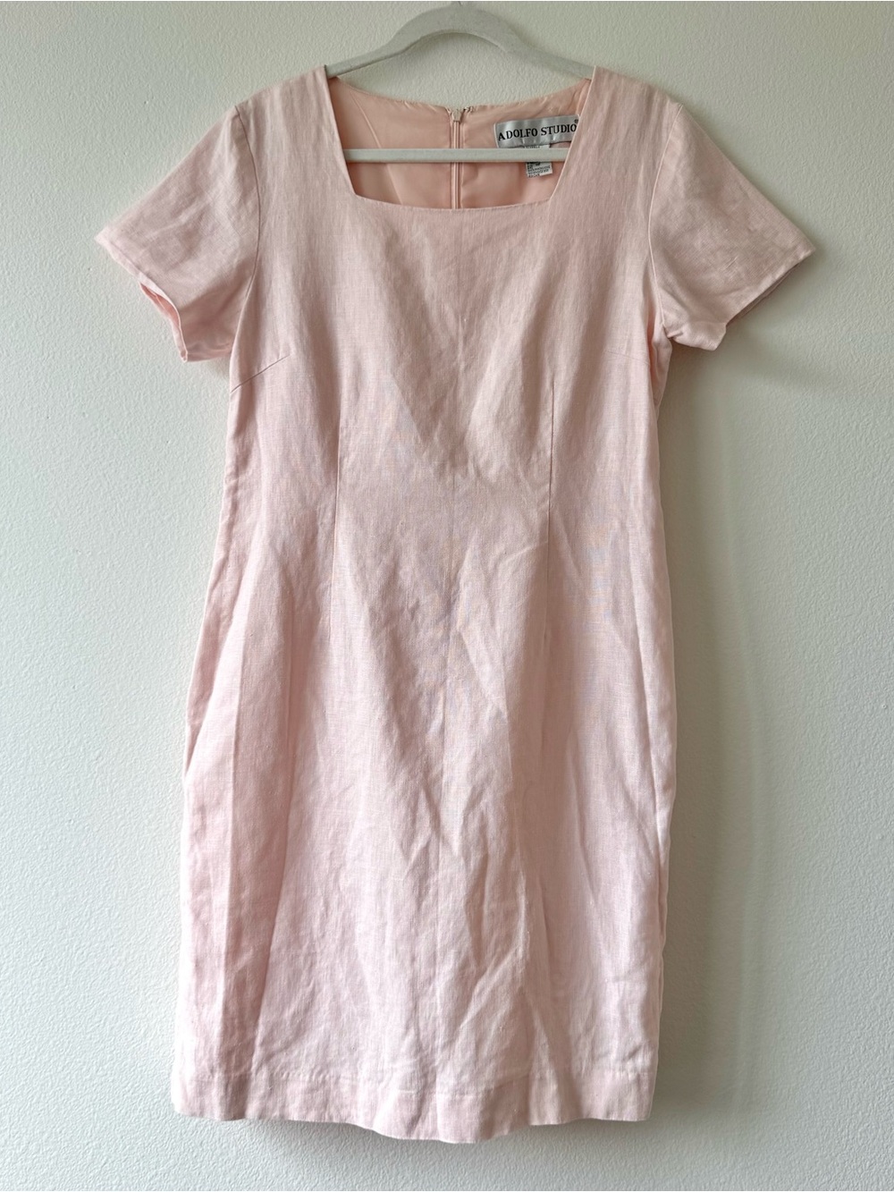 Vintage Adolfo Studio Dress 100% Linen